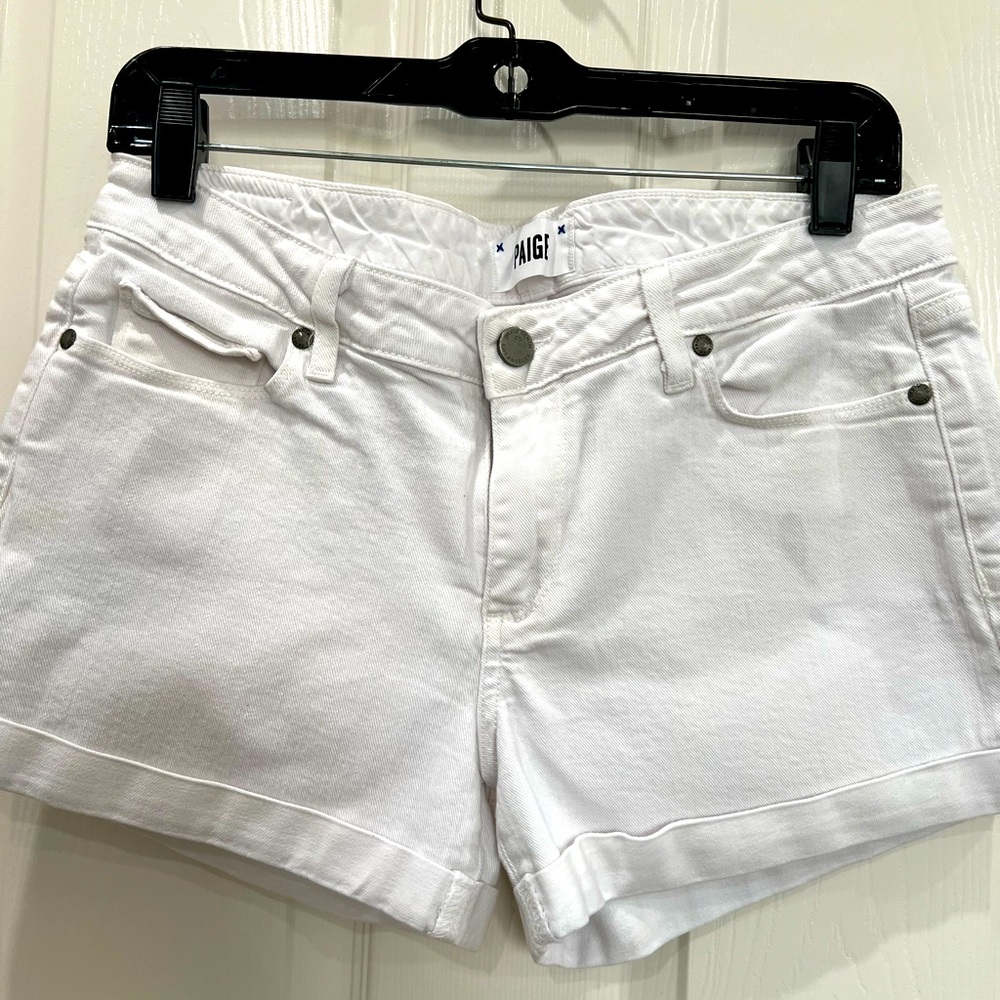 PAIGE Jimmy Jimmy White shorts size 28